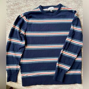 Red white and blue stripped sweater